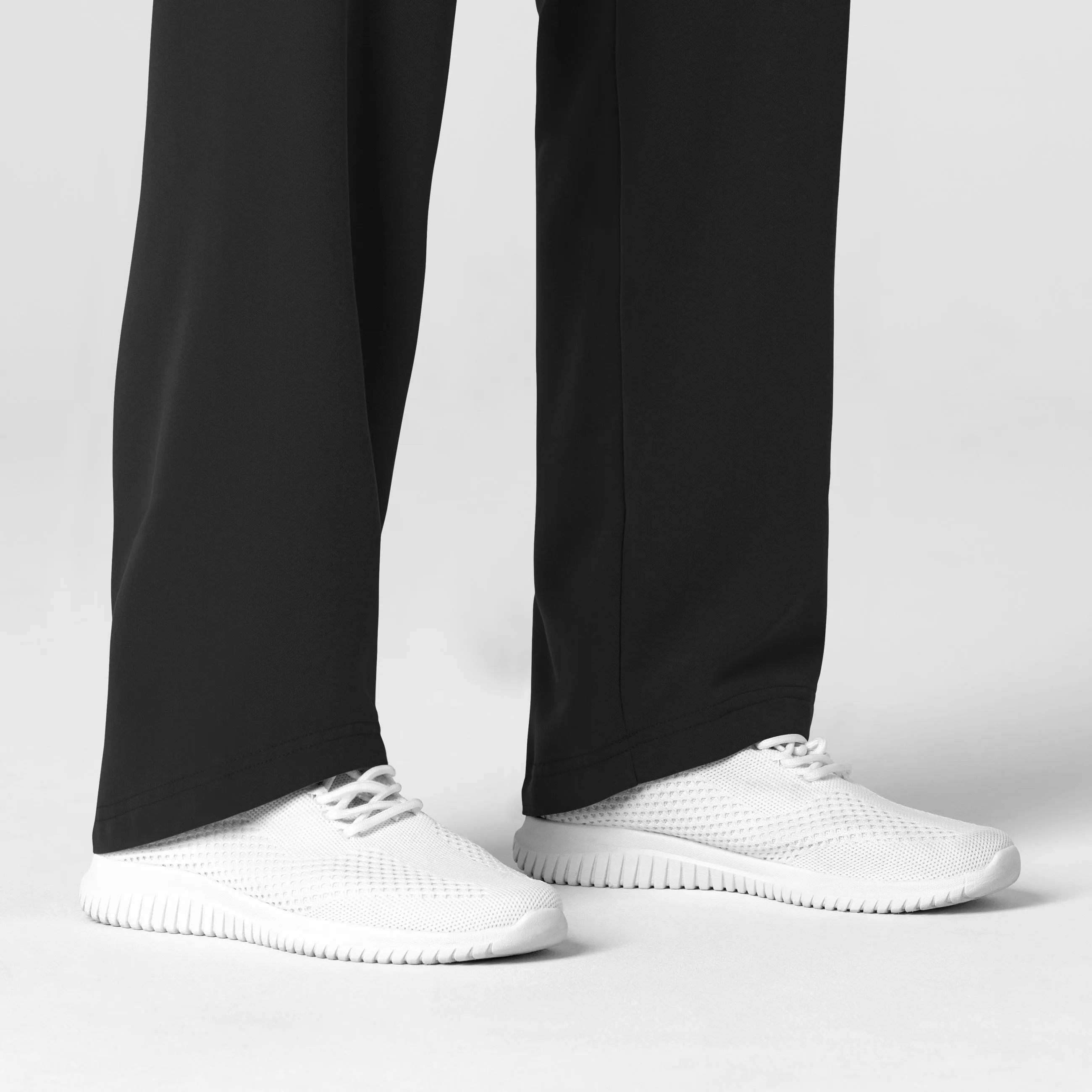 Nova 5232 Stovepipe High-Low Hem Scrub Pants Black