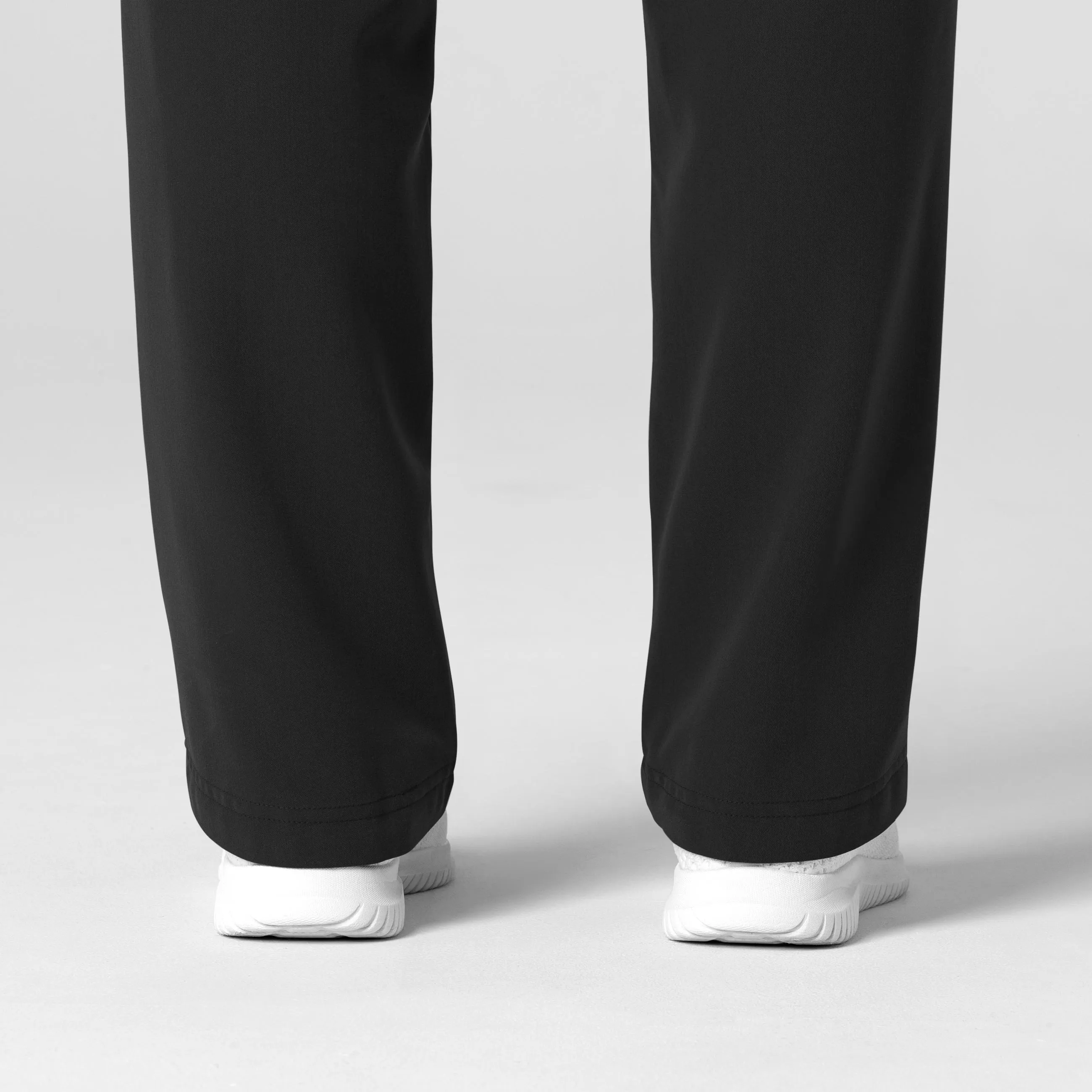 Nova 5232 Stovepipe High-Low Hem Scrub Pants Black