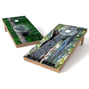 Official Size 2x4 Black Bear Cornhole Game