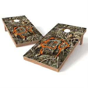 Official Size 2x4 Lab Dog on Max Camo Cornhole Game