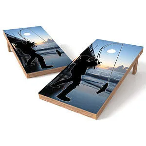 Official Size 2x4 Salt Water Fishing Cornhole Game