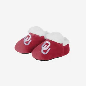 Oklahoma Sooners Logo Baby Bootie Slipper