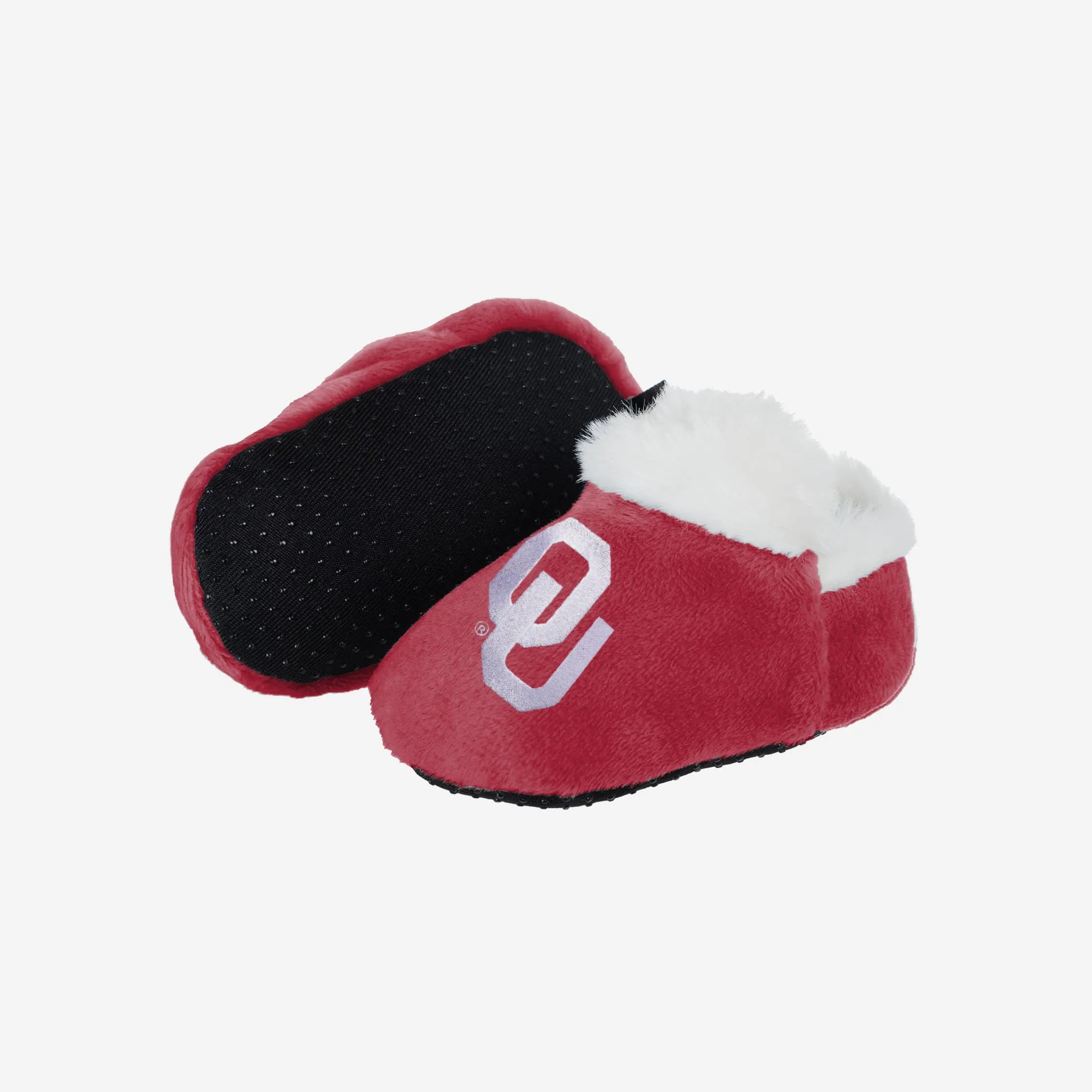Oklahoma Sooners Logo Baby Bootie Slipper