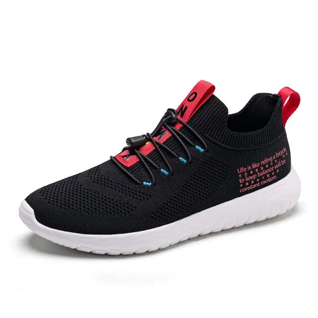 ONEMIX Tennis Shoes For Women Flying Woven Breathable Outdoor Sneakers