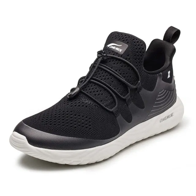ONEMIX Tennis Shoes For Women Flying Woven Breathable Outdoor Sneakers