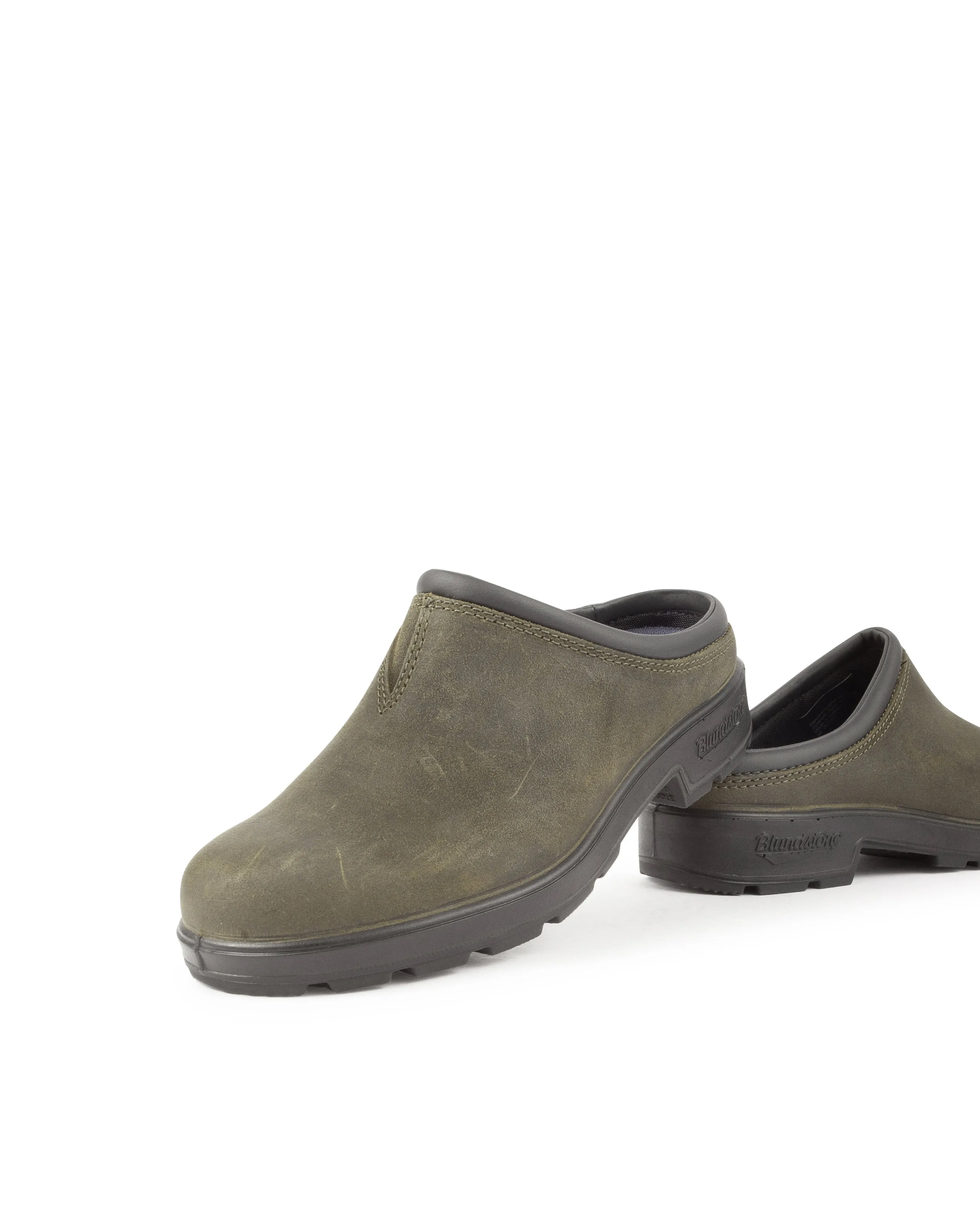 Original Clog #2423 Waxed Suede Dark Olive