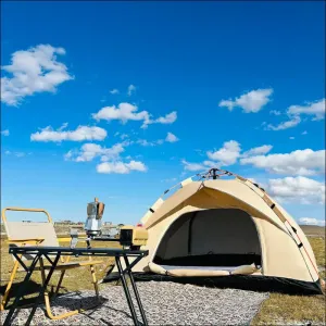 Outdoor automatic quick-opening tent automatic rainproof sunshine-proof tent fishing beach sunshine