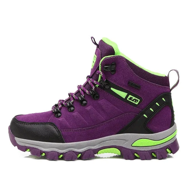 Outdoor Mountain Hiking Boots Couple Winter Trekking Trail Climbing Shoes