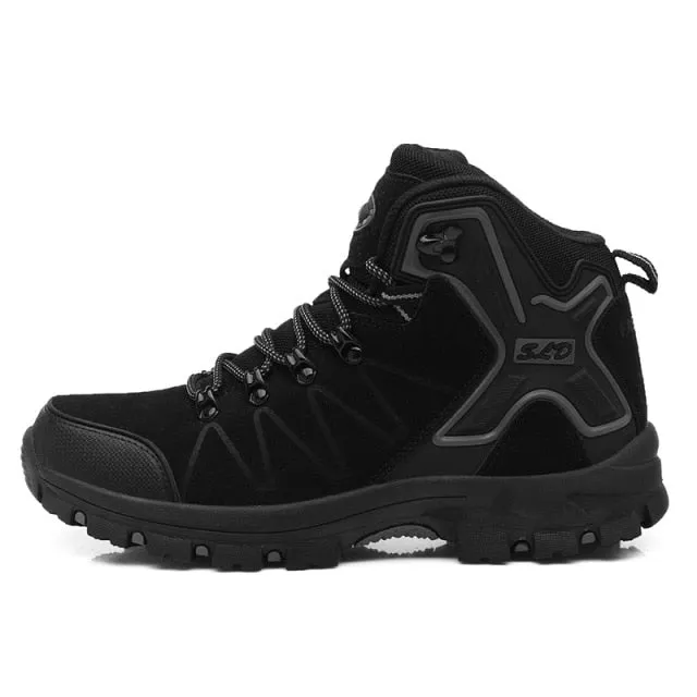 Outdoor Mountain Hiking Boots Couple Winter Trekking Trail Climbing Shoes