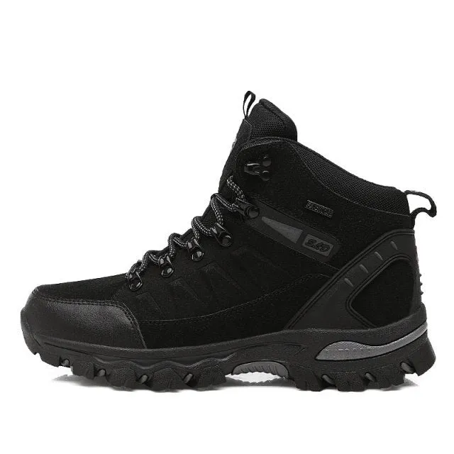 Outdoor Mountain Hiking Boots Couple Winter Trekking Trail Climbing Shoes