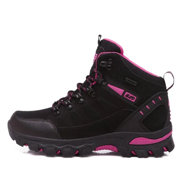 Outdoor Mountain Hiking Boots Couple Winter Trekking Trail Climbing Shoes