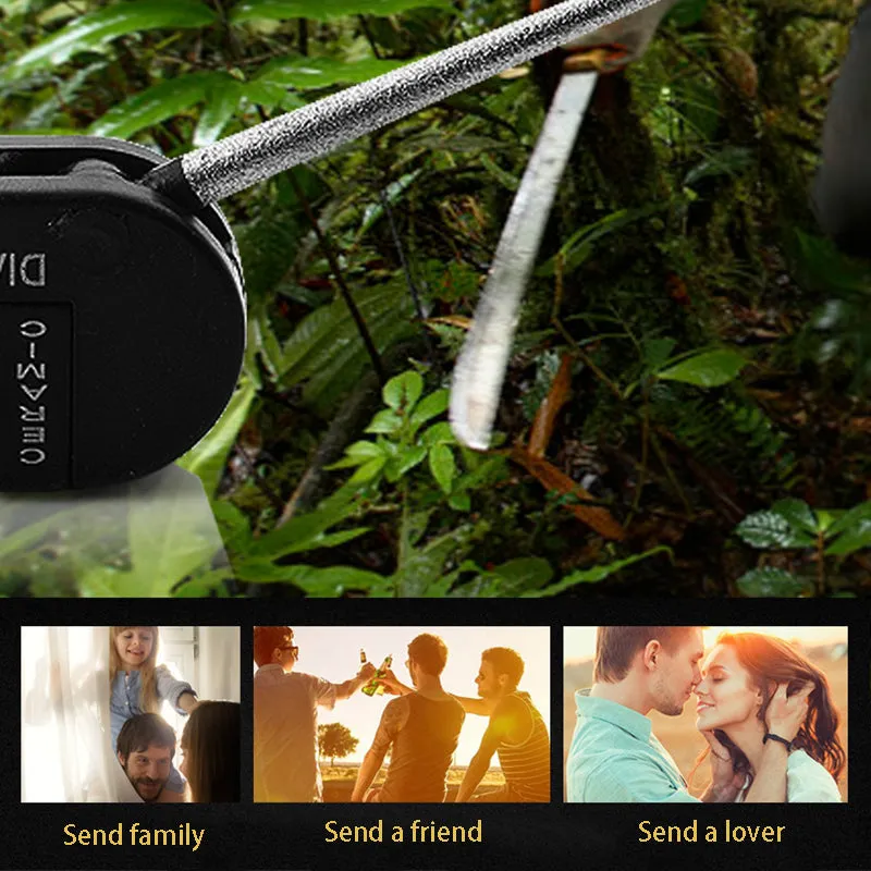 Outdoor Pocket Knife Sharpener Camping Equipment Portable Durable Outdoor Survival Tools Multifunctional Fish Hook Sharpen Stone