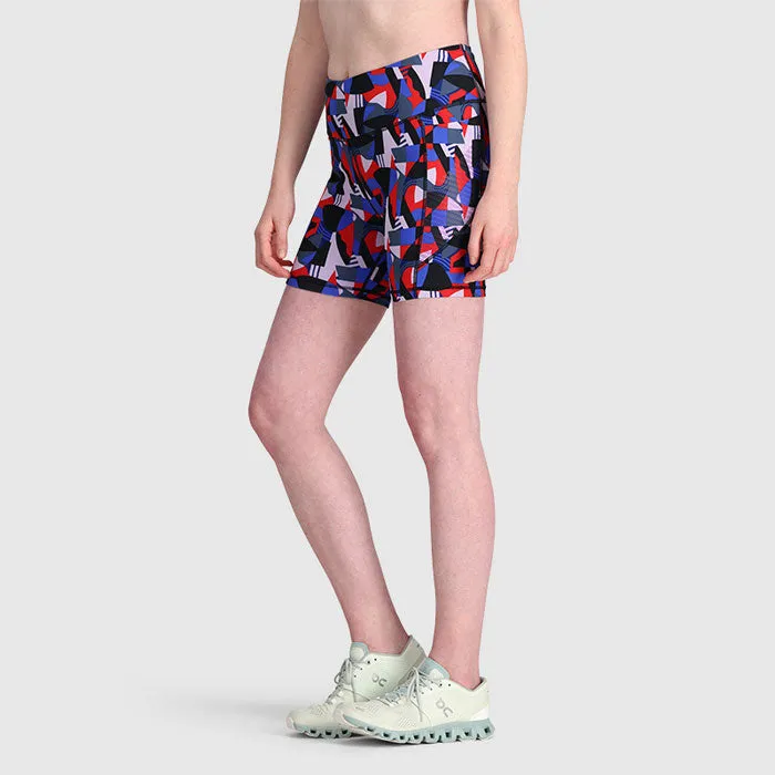 Outdoor Research Ad-Vantage Printed Womens Shorts - 6 Inseam