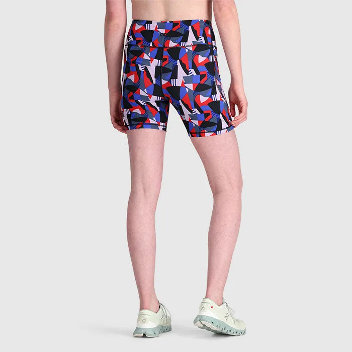 Outdoor Research Ad-Vantage Printed Womens Shorts - 6 Inseam