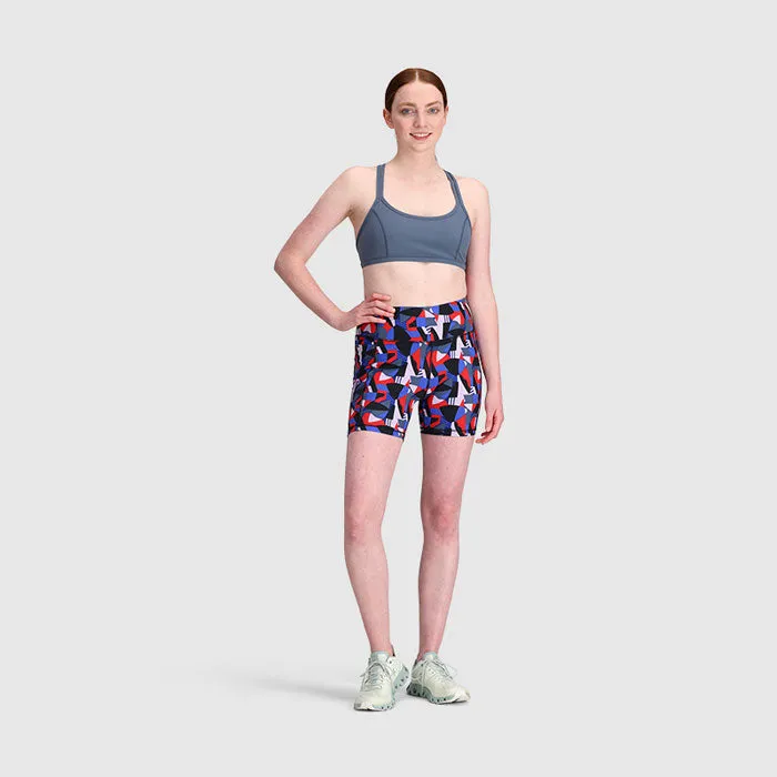 Outdoor Research Ad-Vantage Printed Womens Shorts - 6 Inseam