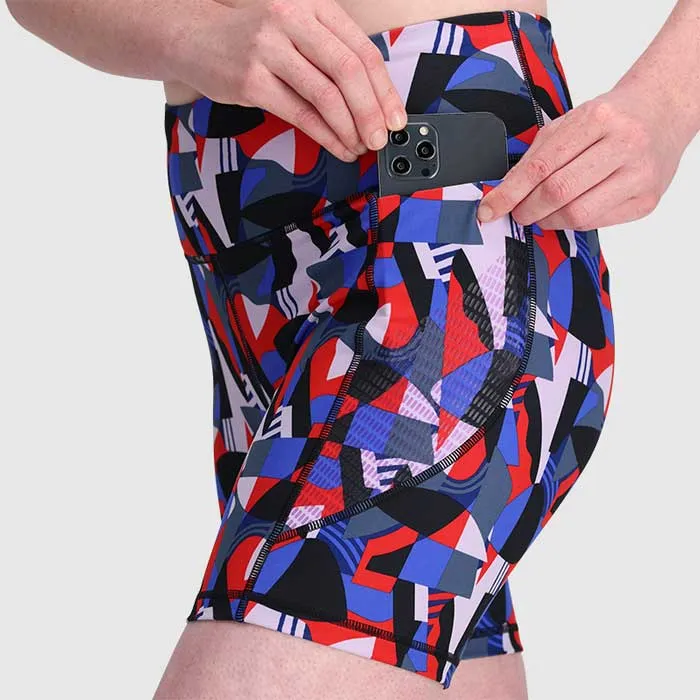 Outdoor Research Ad-Vantage Printed Womens Shorts - 6 Inseam