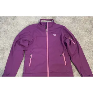 Outdoor Research Women’s Transfer Jacket Womens Soft Shell Fleece Lined Hooded M