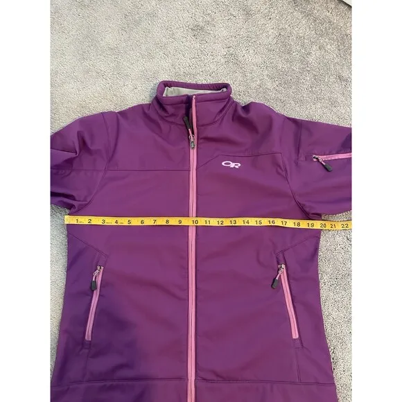 Outdoor Research Women’s Transfer Jacket Womens Soft Shell Fleece Lined Hooded M