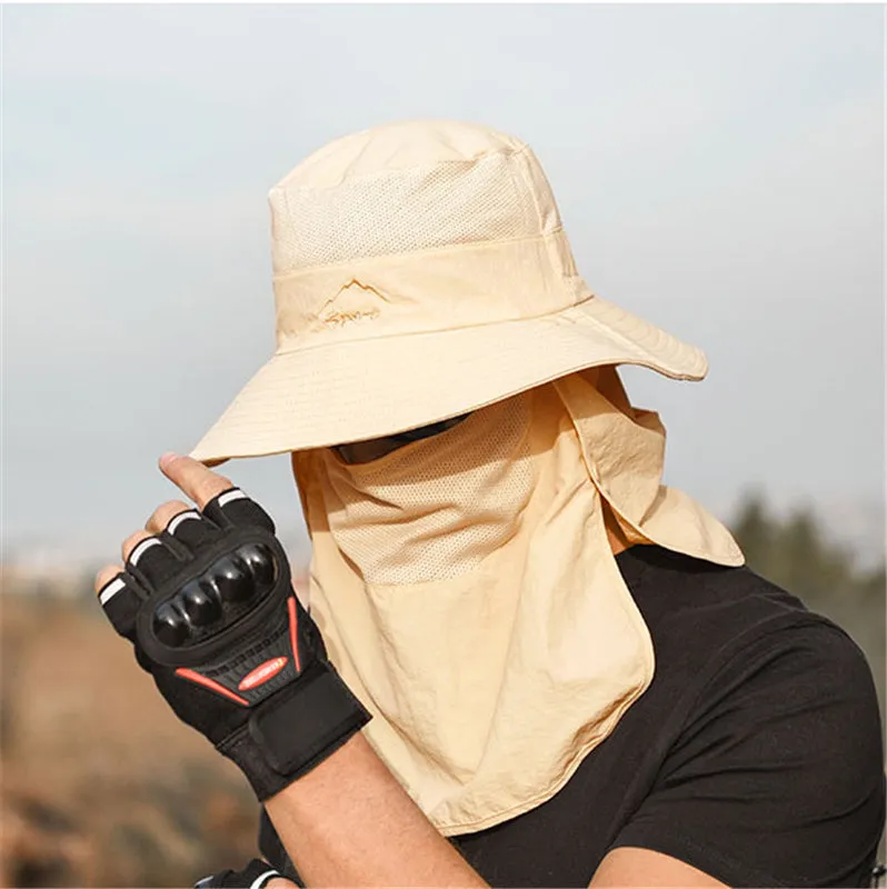 Outdoor Sun Block Water Proof Fishing Hats