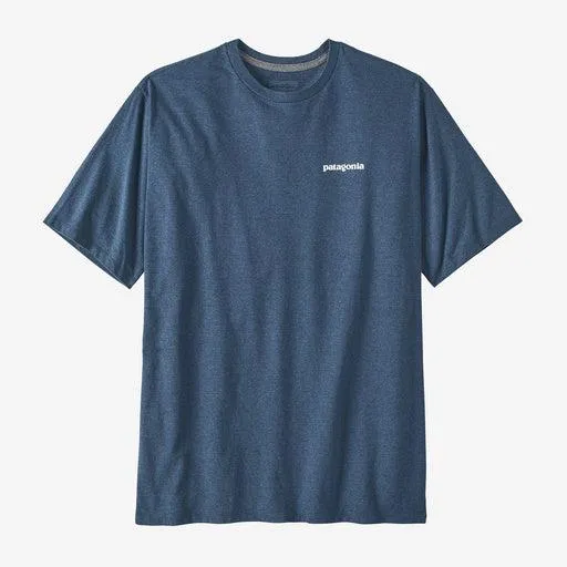 Patagonia Men's P‐6 Logo Responsibili‐Tee Utility Blue