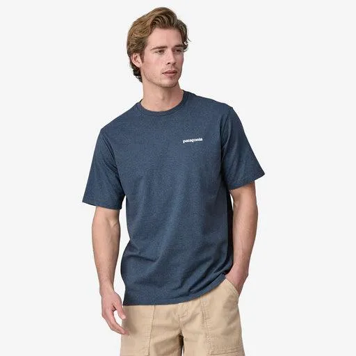 Patagonia Men's P‐6 Logo Responsibili‐Tee Utility Blue