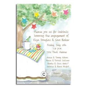 PATIO PARTY - BLANK STOCK INVITATION