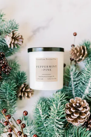 Peppermint   Pine Soy Candle