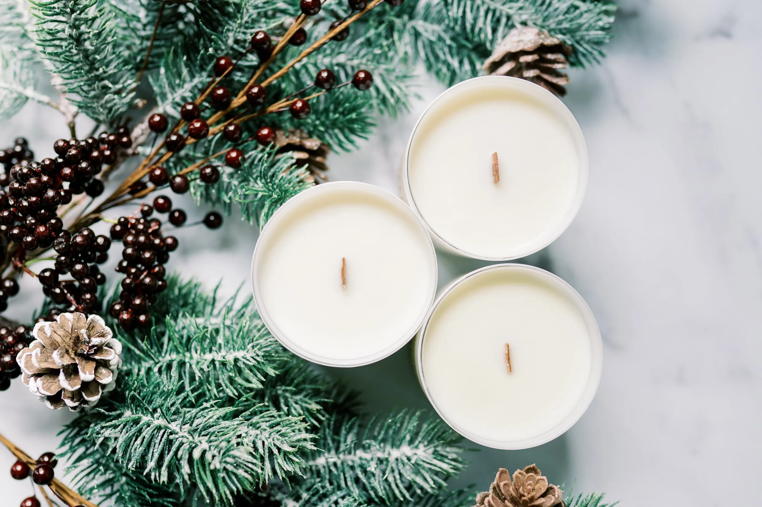 Peppermint   Pine Soy Candle