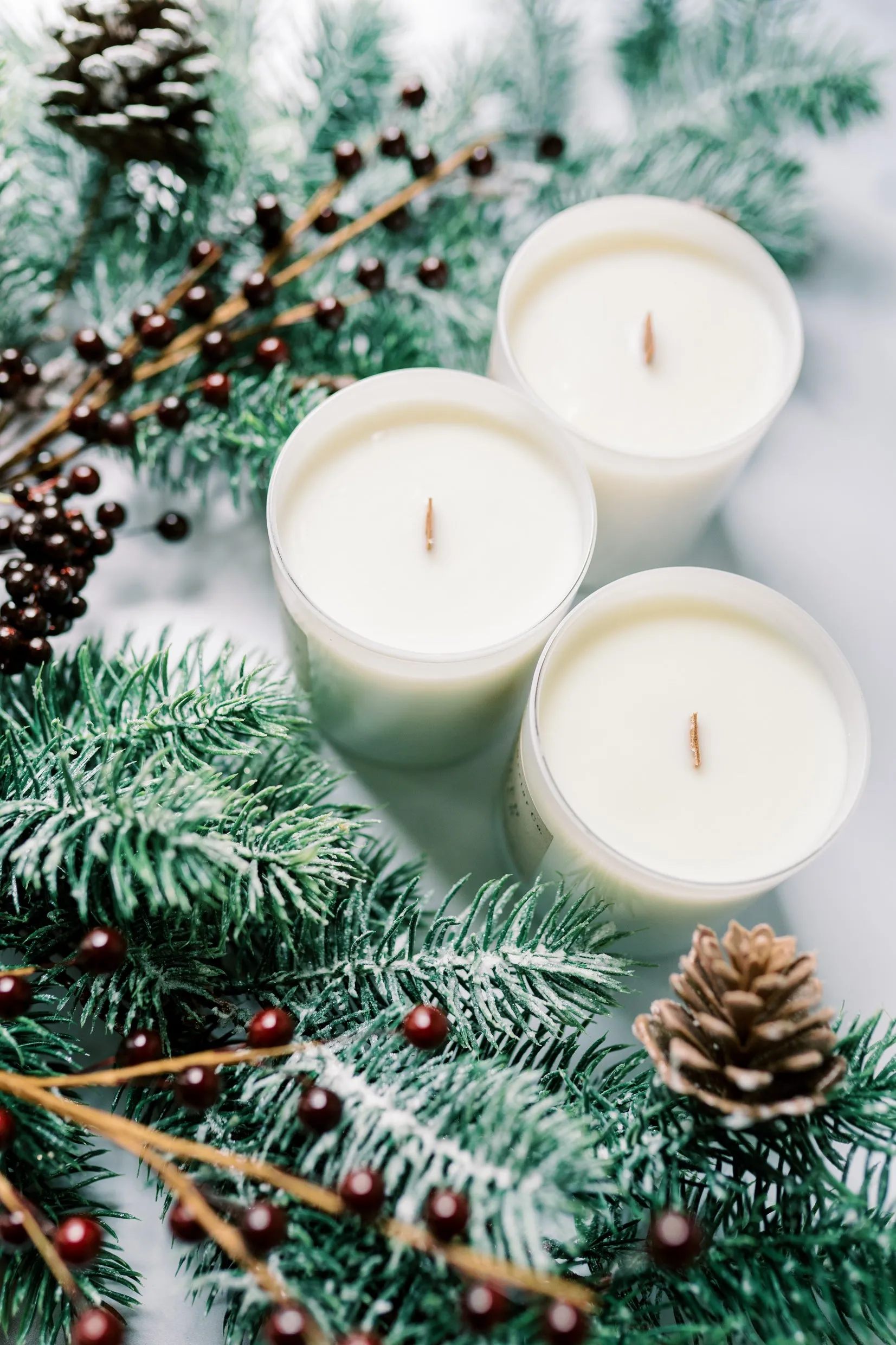 Peppermint   Pine Soy Candle