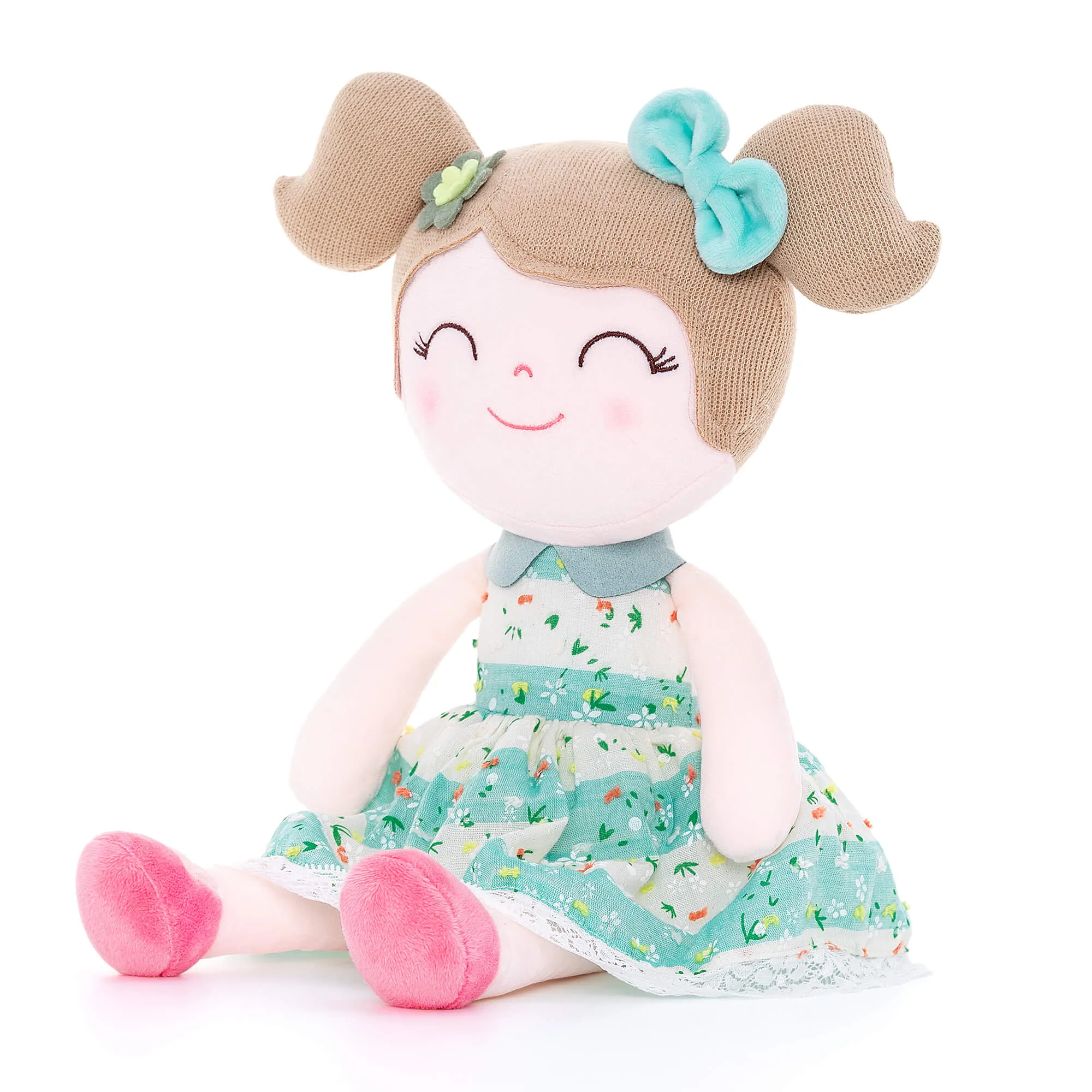Personalized Gloveleya 16-inch Spring Girls Dolls Green