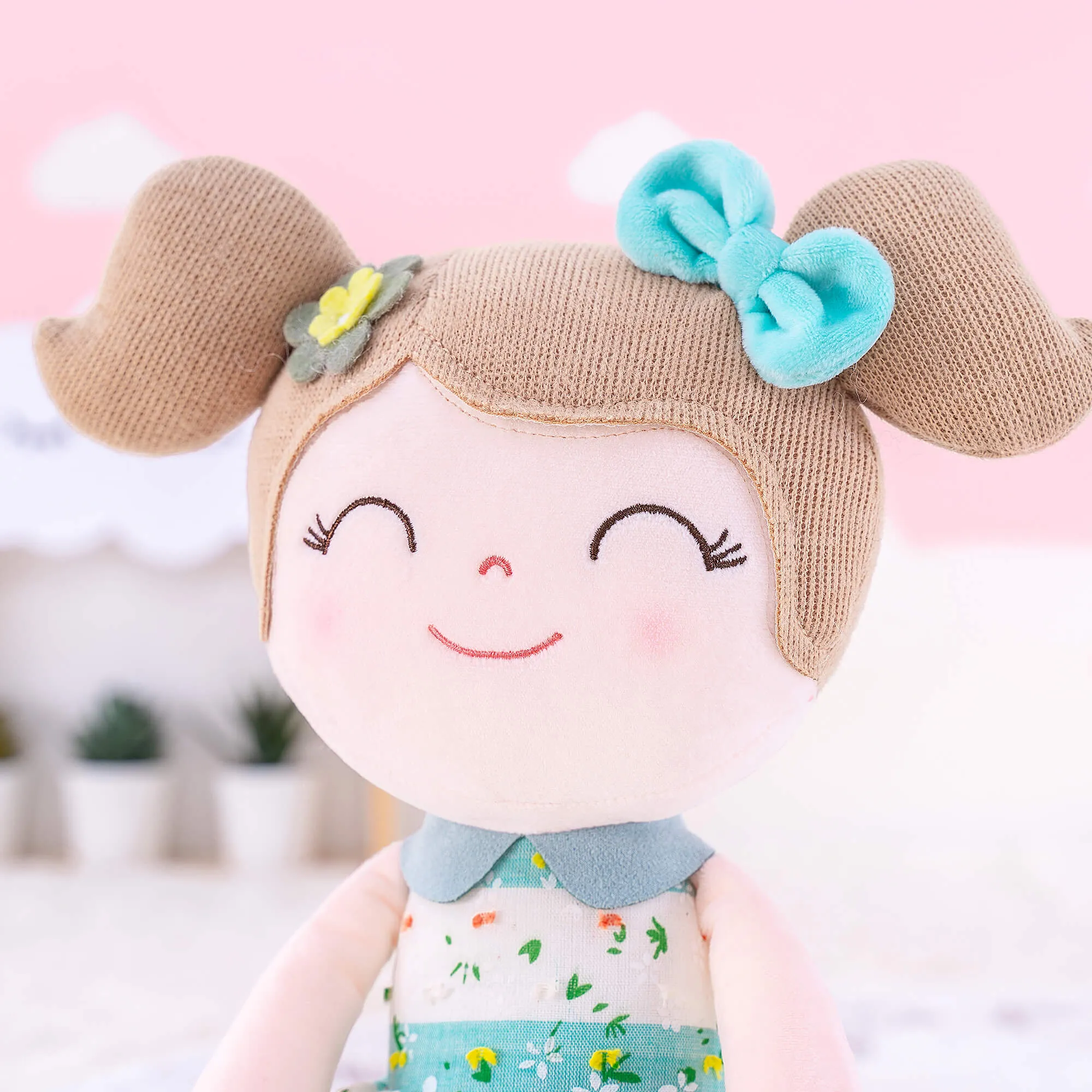 Personalized Gloveleya 16-inch Spring Girls Dolls Green