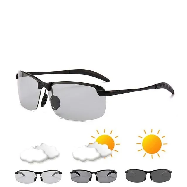 Photochromic Driving Sunglasses Men Polarized