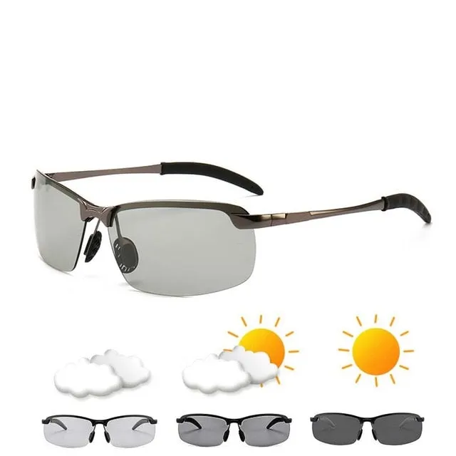 Photochromic Driving Sunglasses Men Polarized