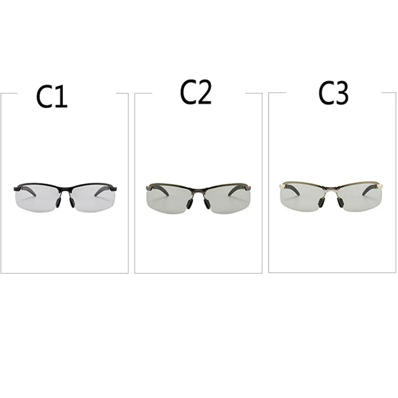 Photochromic Driving Sunglasses Men Polarized