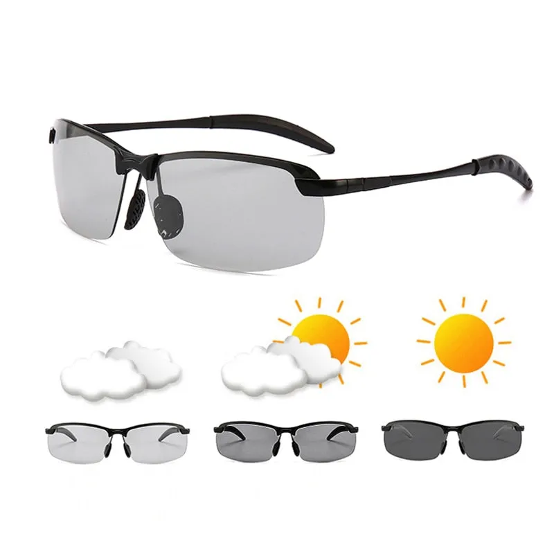 Photochromic Driving Sunglasses Men Polarized