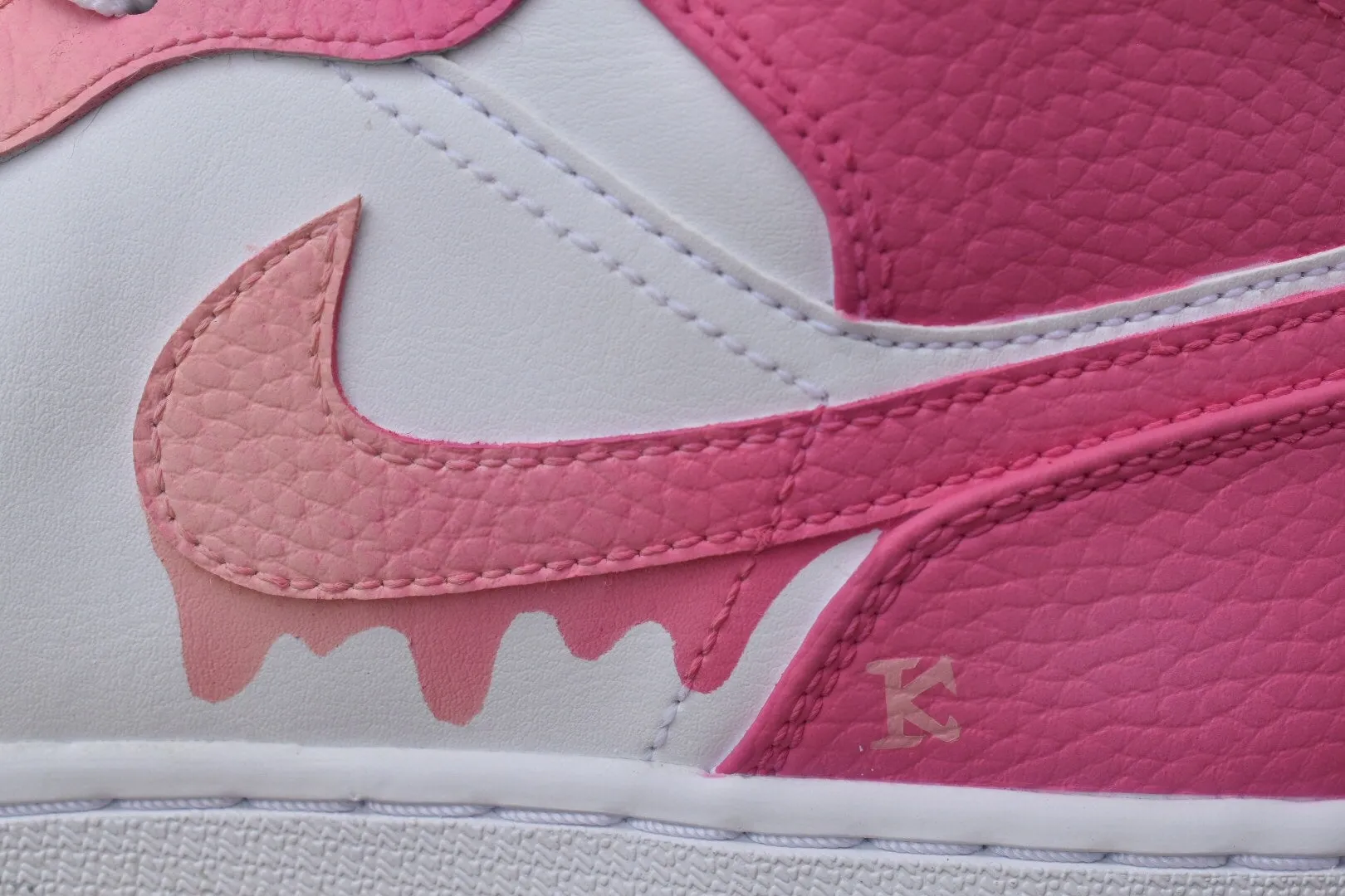 Pink Fade Jordan 1s