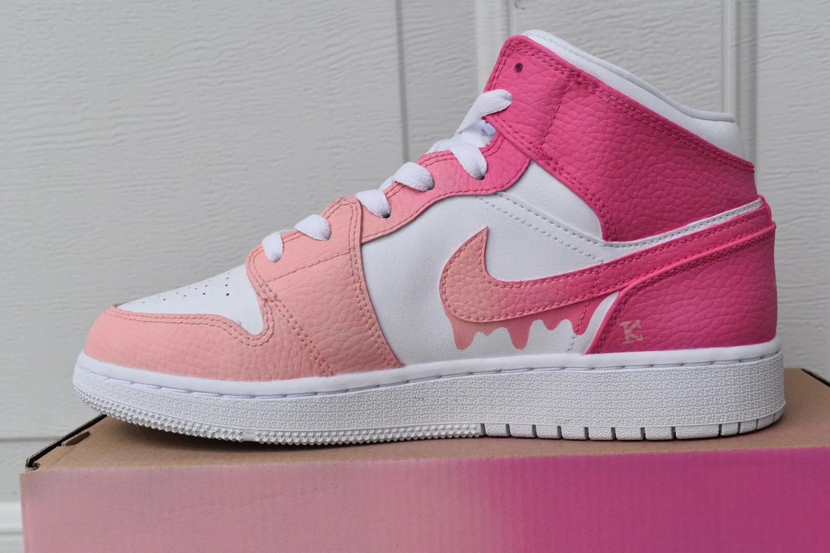 Pink Fade Jordan 1s