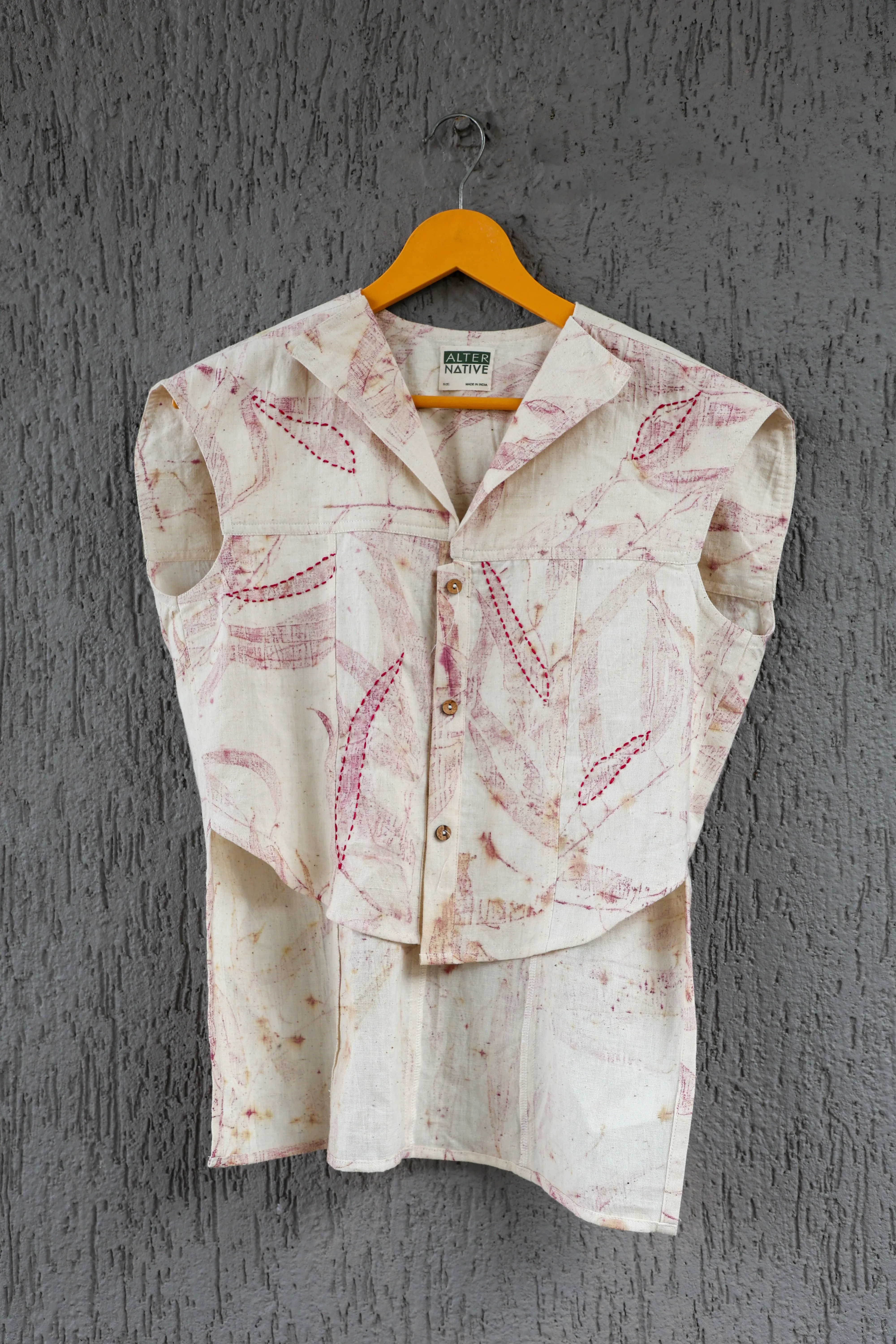 Pink Foliage Top