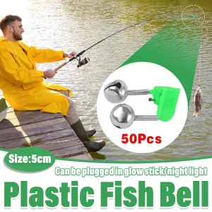 Plastic Clamp Fishing Bell Bite Alarm Alert Rod Clip Fishing Gear Accessories