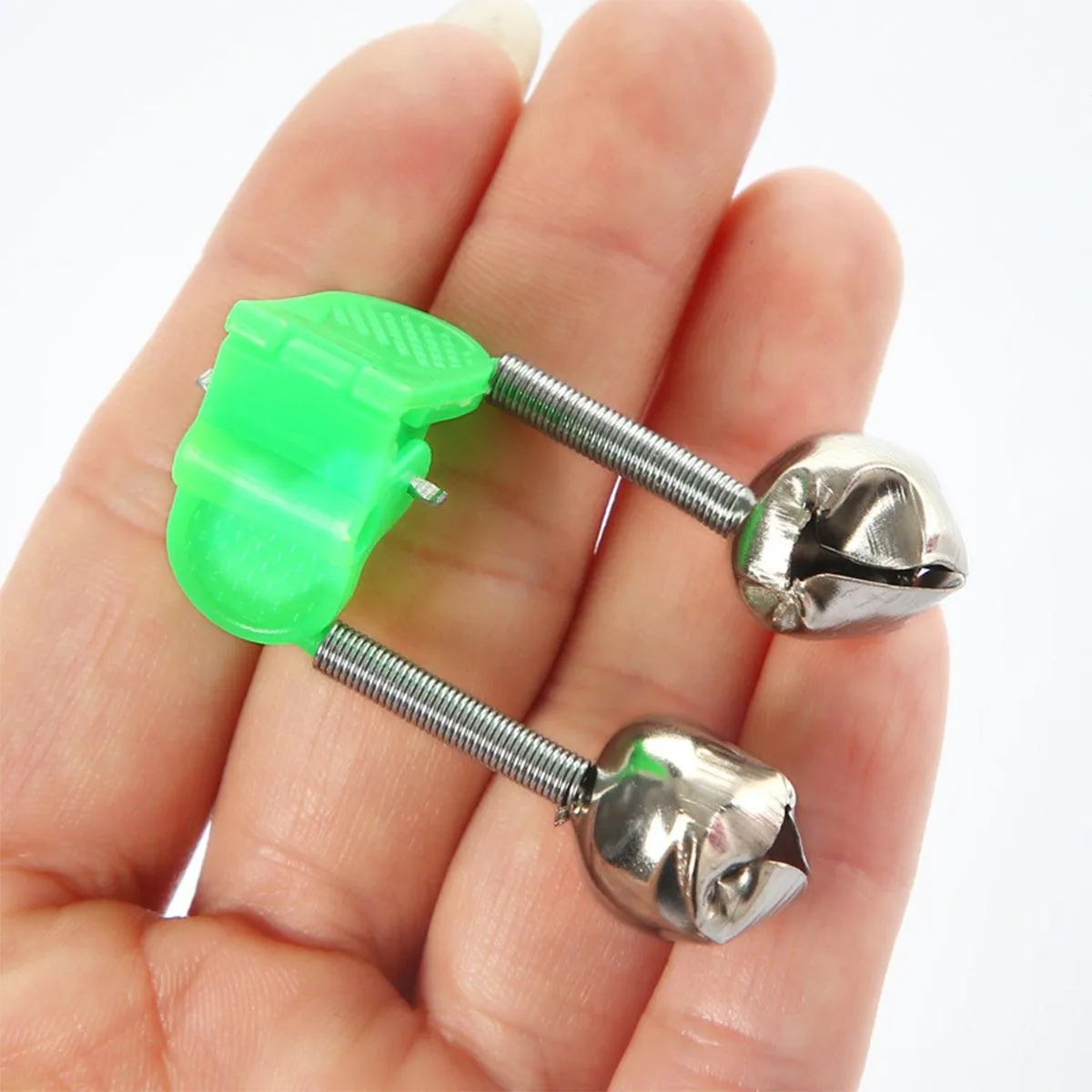 Plastic Clamp Fishing Bell Bite Alarm Alert Rod Clip Fishing Gear Accessories