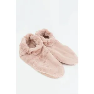 Plush Bootie Slippers