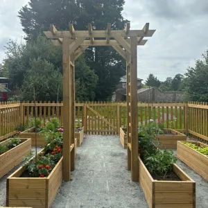 Premium Garden Arbour with Trellis