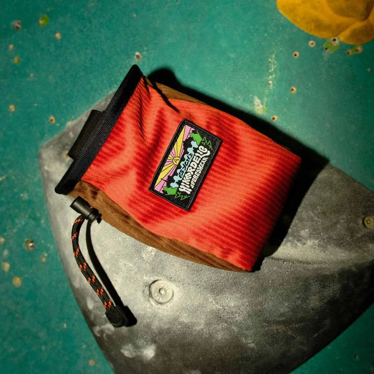 Psychi X Hikerdelic Chalk Bag - Orange & Brown