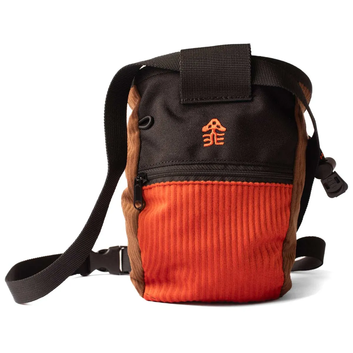 Psychi X Hikerdelic Chalk Bag - Orange & Brown
