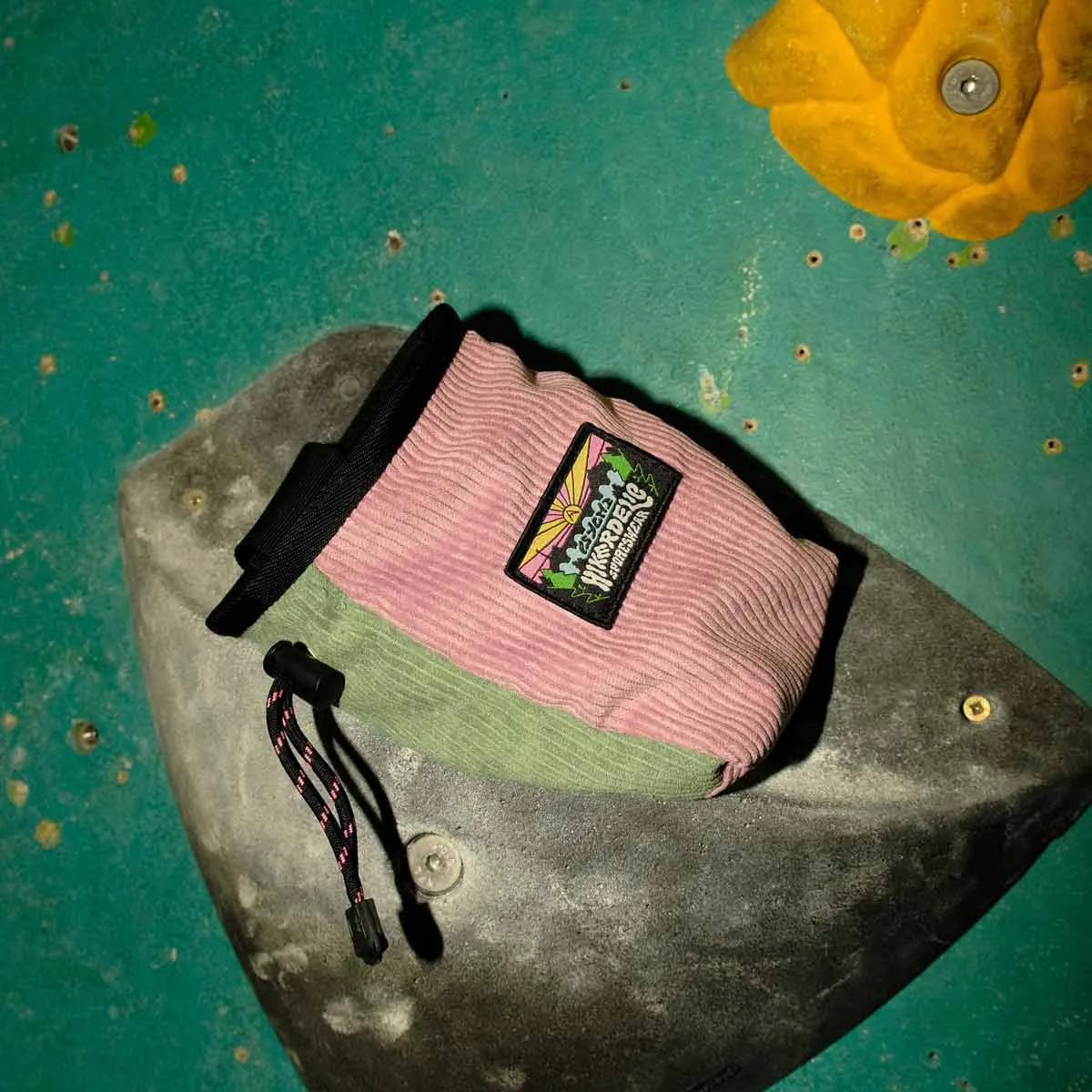 Psychi X Hikerdelic Chalk Bag - Pink & Green