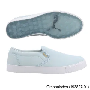 PUMA Ladies Tustin L Slip-On Golf Shoes 7.0 Omphalodes (193827-01)