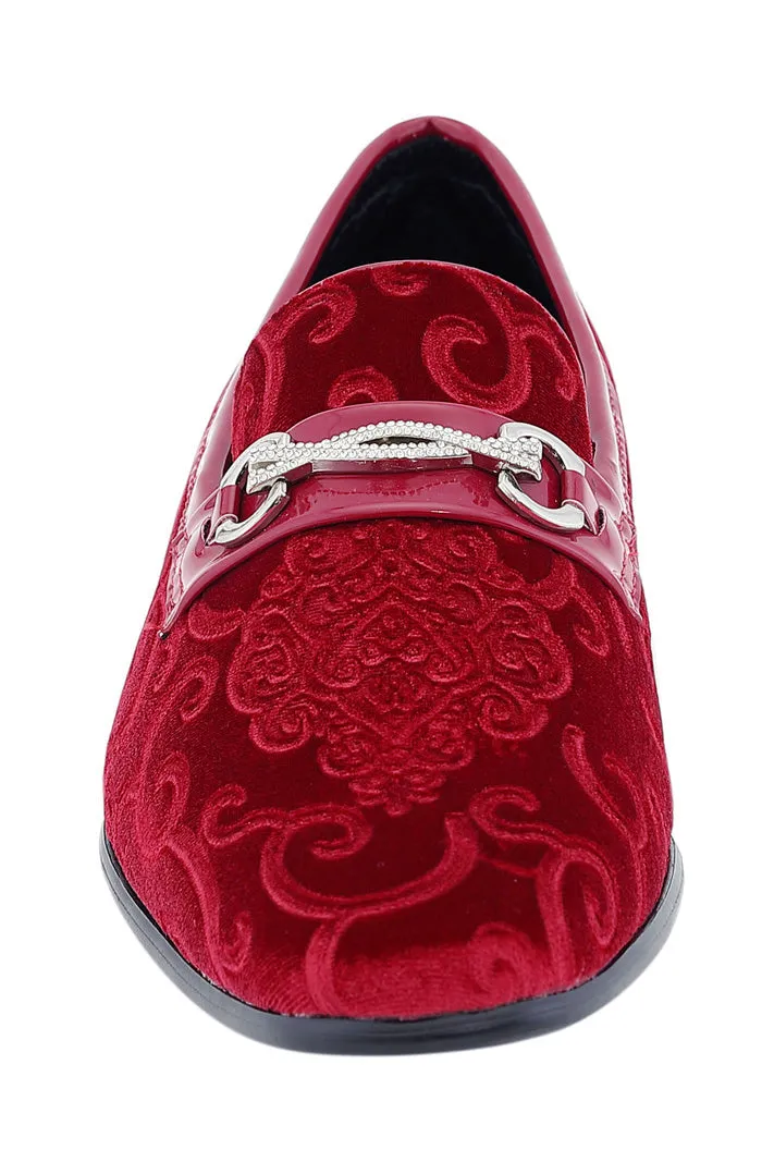 "Throne" Red Tuxedo Shoes