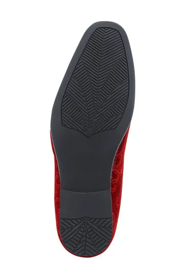 "Throne" Red Tuxedo Shoes