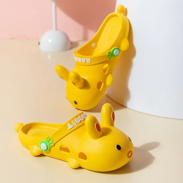 Rabbit Ears Closed Toe Slippers