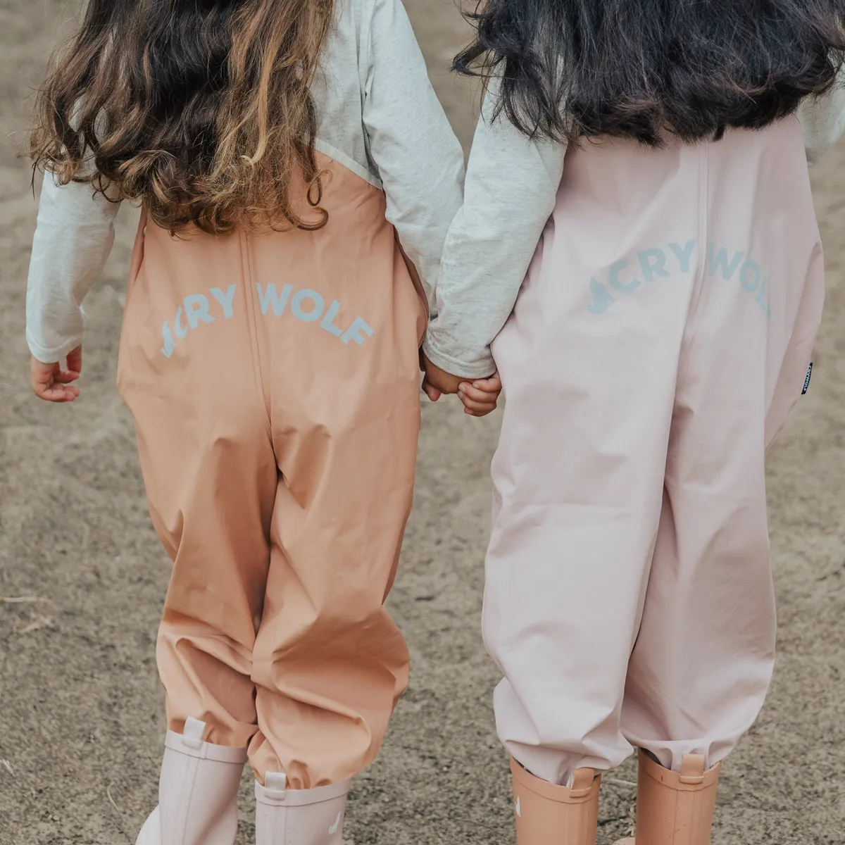 Rain Overalls Dusty Pink